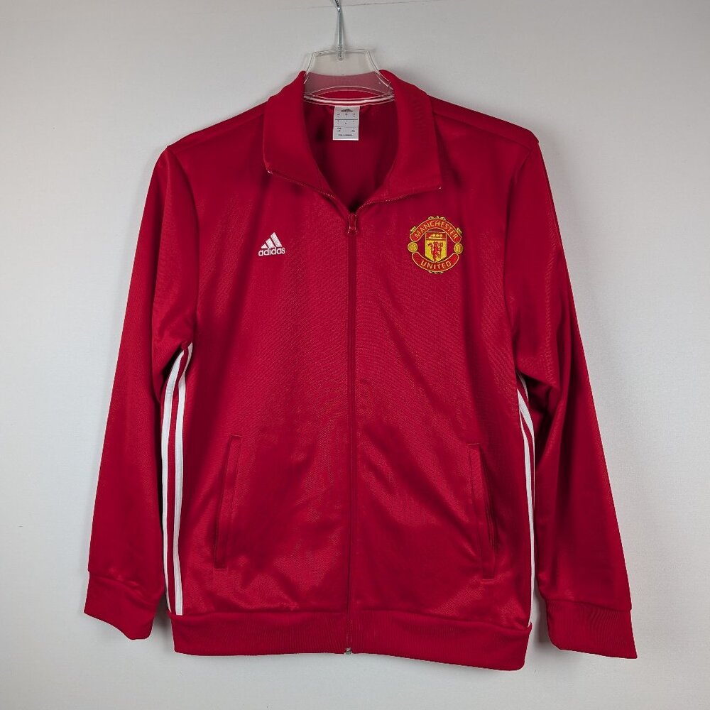 Manchester United Adidas Full Zip track jacket - large